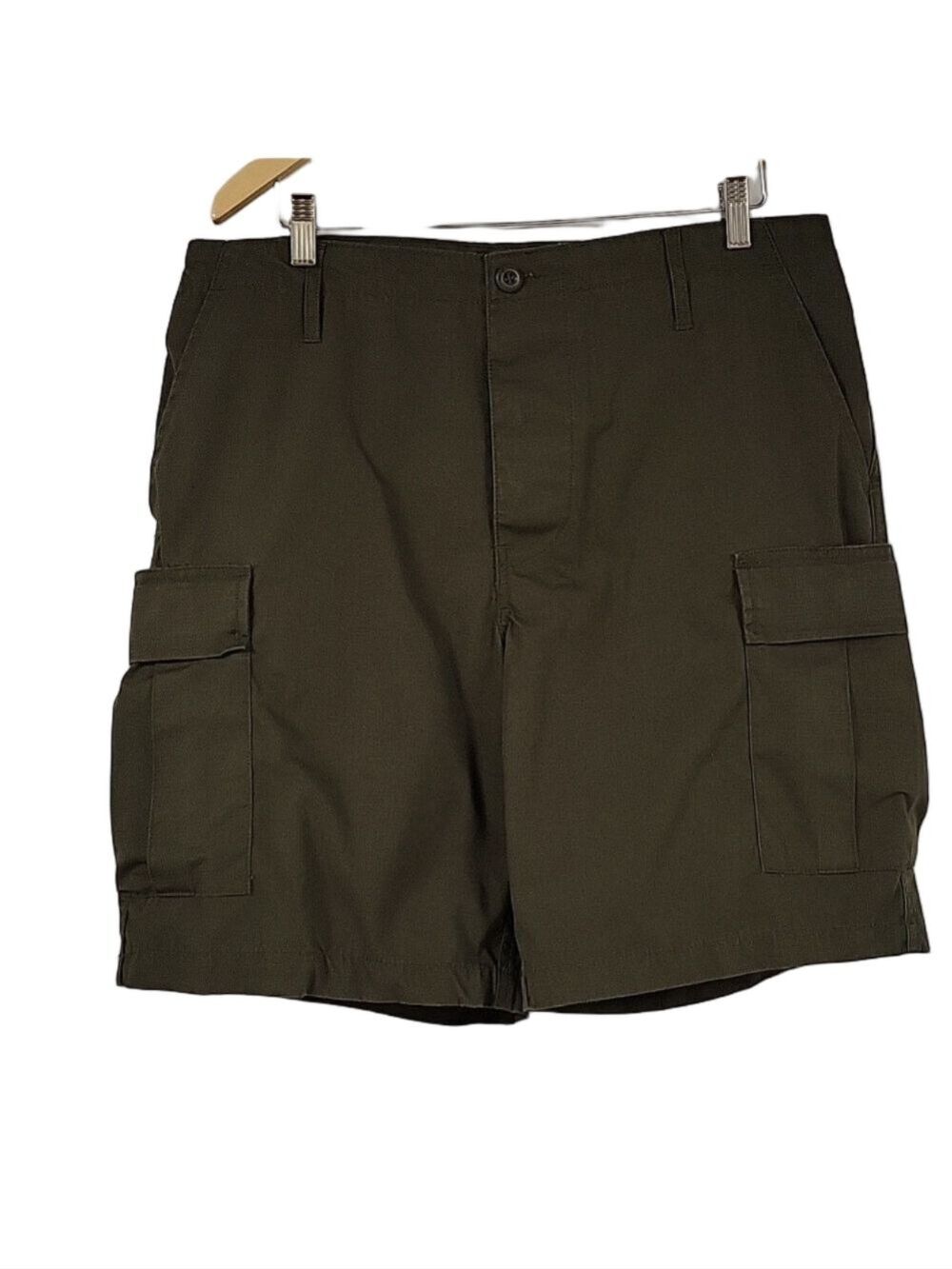 Rapdom Tactical Gear Men's Green Cargo Shorts, Size 36